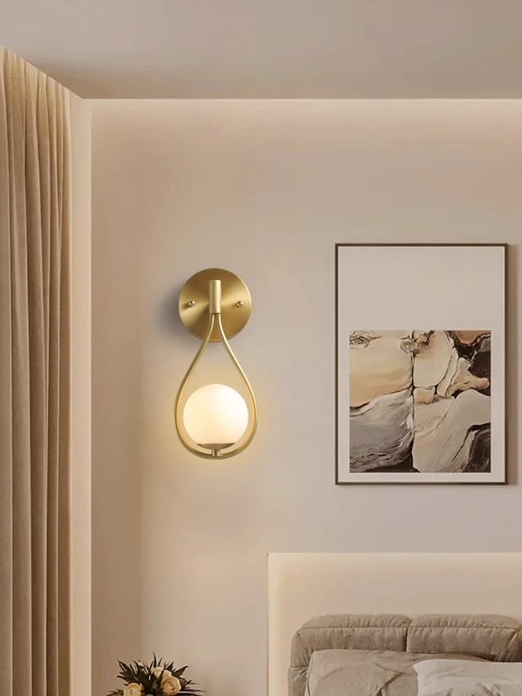 Hemali Brass Wall Sconce Lighting Bathroom Vanity Light Sconces Wall Lights for Living Room Bedroom Hallway Kitchen Bathroom Mirror Wall Lamp