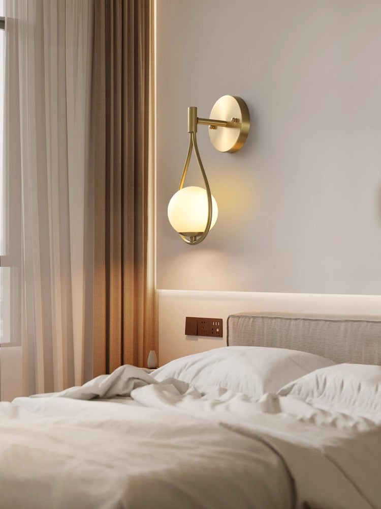 Hemali Brass Wall Sconce Lighting Bathroom Vanity Light Sconces Wall Lights for Living Room Bedroom Hallway Kitchen Bathroom Mirror Wall Lamp