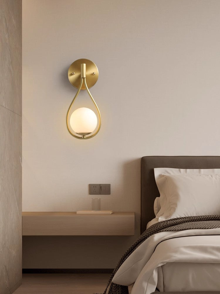Hemali Brass Wall Sconce Lighting Bathroom Vanity Light Sconces Wall Lights for Living Room Bedroom Hallway Kitchen Bathroom Mirror Wall Lamp