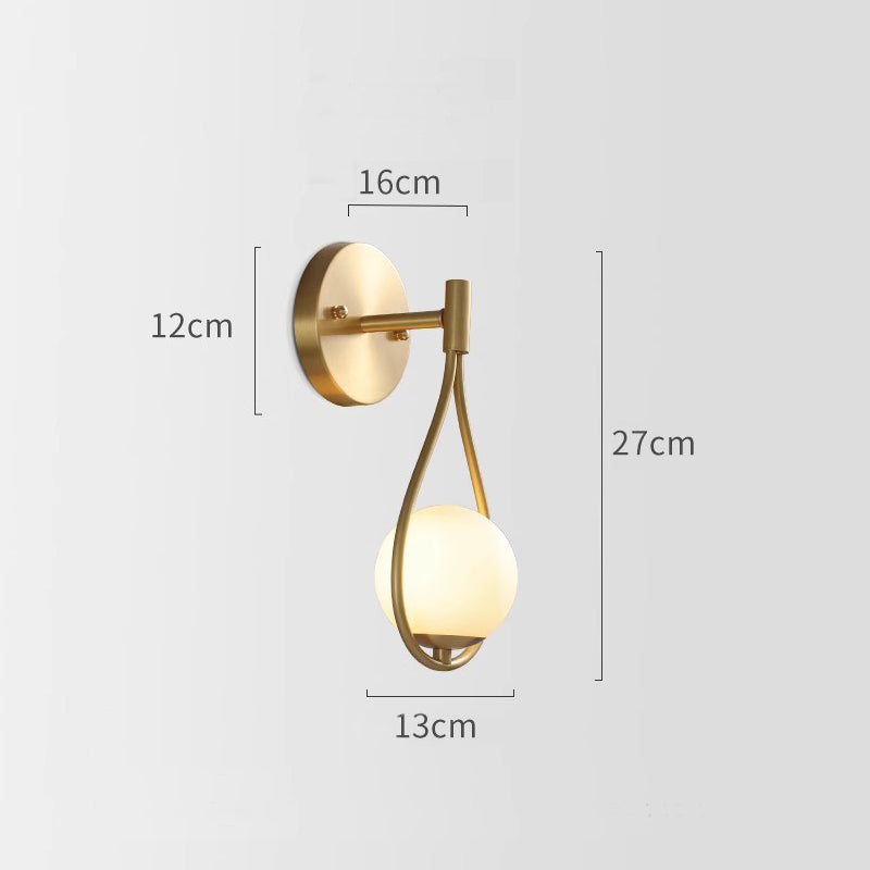 Hemali Brass Wall Sconce Lighting Bathroom Vanity Light Sconces Wall Lights for Living Room Bedroom Hallway Kitchen Bathroom Mirror Wall Lamp
