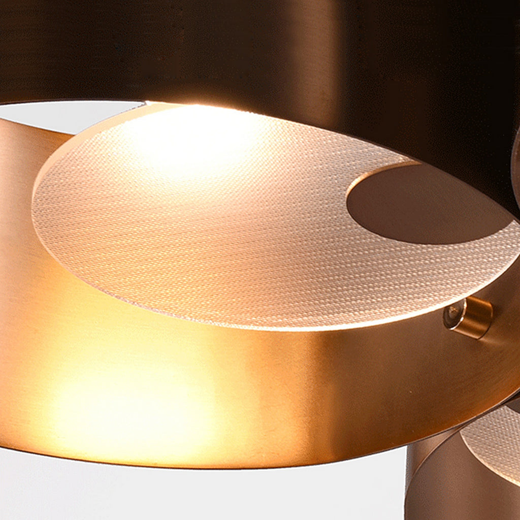 Hemali G9x6 Lights Pendant lamp Brass Color Suspension Lighting