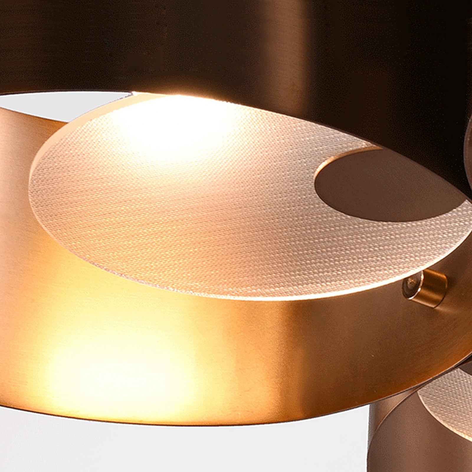 Hemali G9x6 Lights Pendant lamp Brass Color Suspension Lighting
